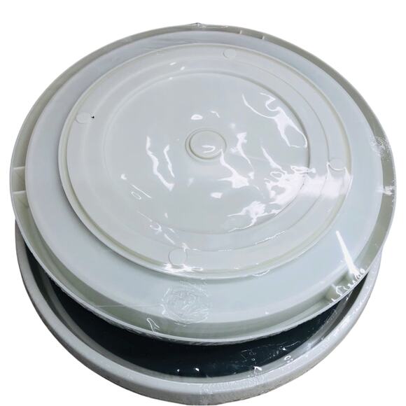 NWT Ram Pro Lazy Susans Non Skid set of 2 Organize Closet or Cabinet White Gray - Picture 13 of 16